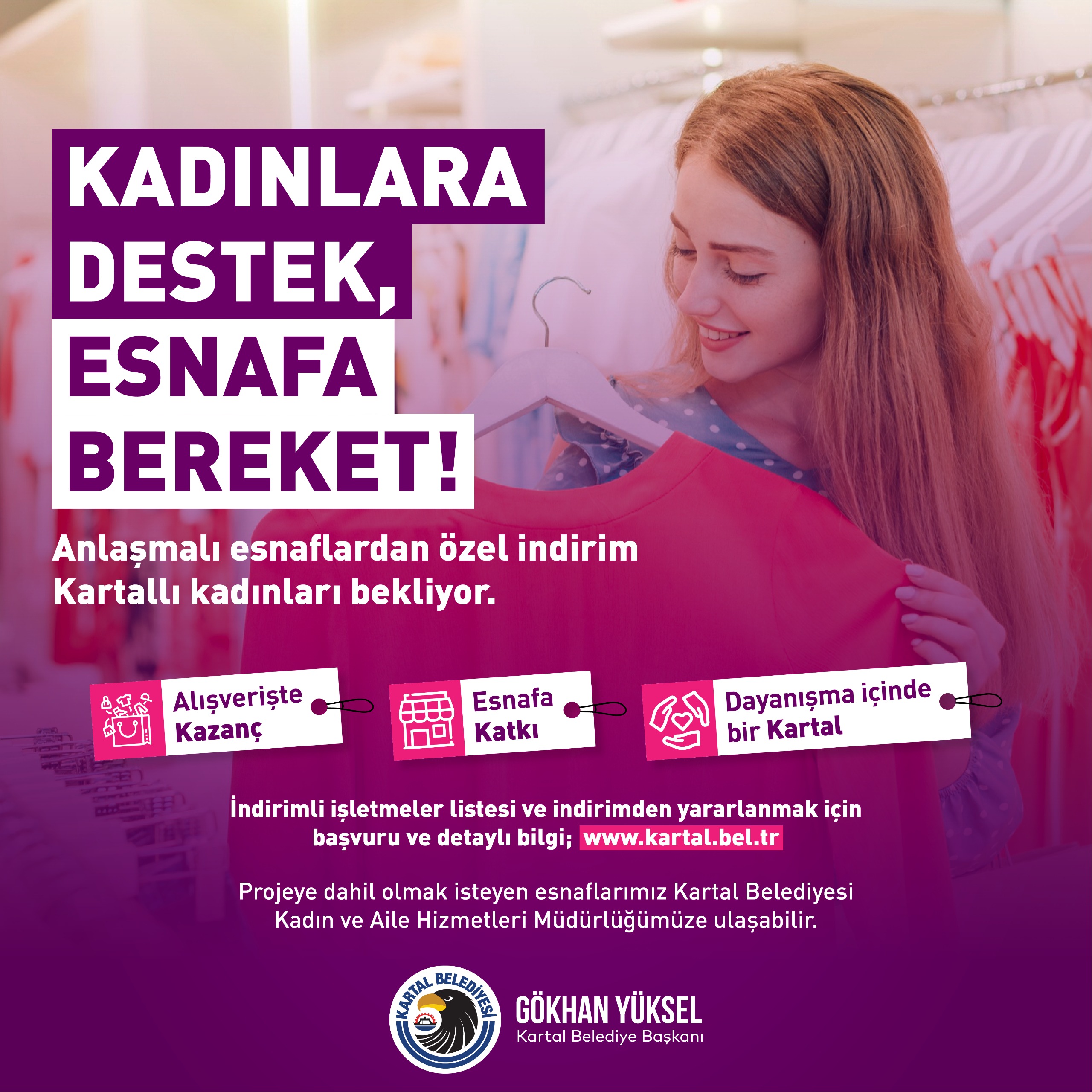 Kartal Esnafından Kadın ve Ailelere Destek