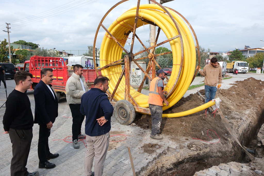 Dikili’de Doğal Gaz 4. Etap Çalışmaları Başladı