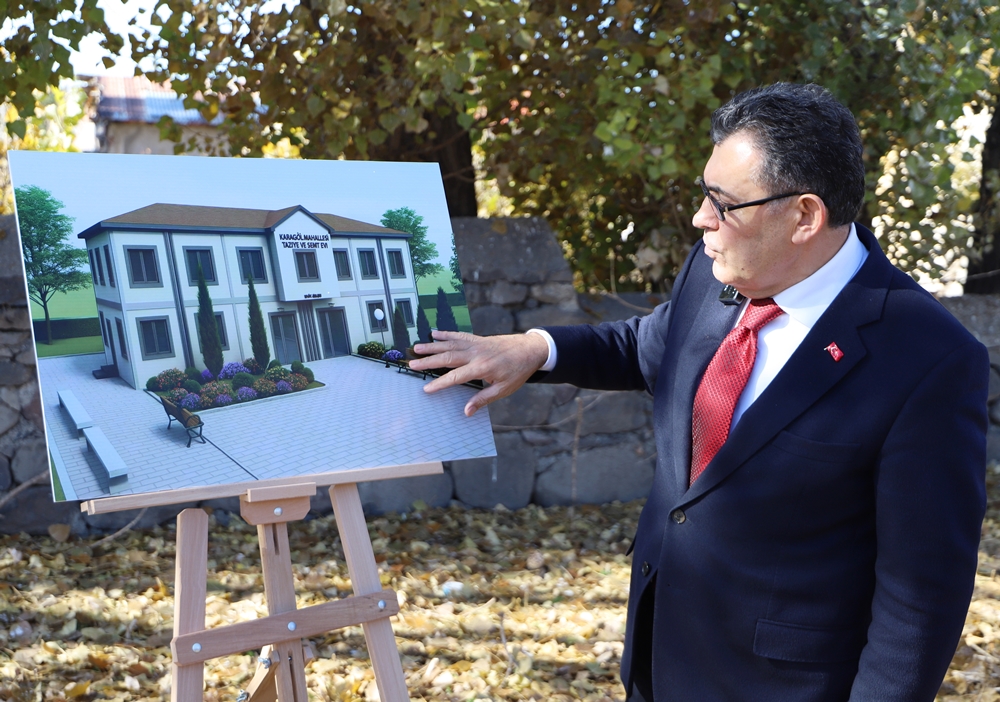 BAŞKAN DEMİR, KARAGÖL MAHALLESİ TAZİYE EVİ İLE İLGİLİ NET KONUŞTU: “BİZ TAZİYE EVİ YAPMAK, BAZILARIYSA BİZİ KARALAMAK PEŞİNDE KOŞUYOR”