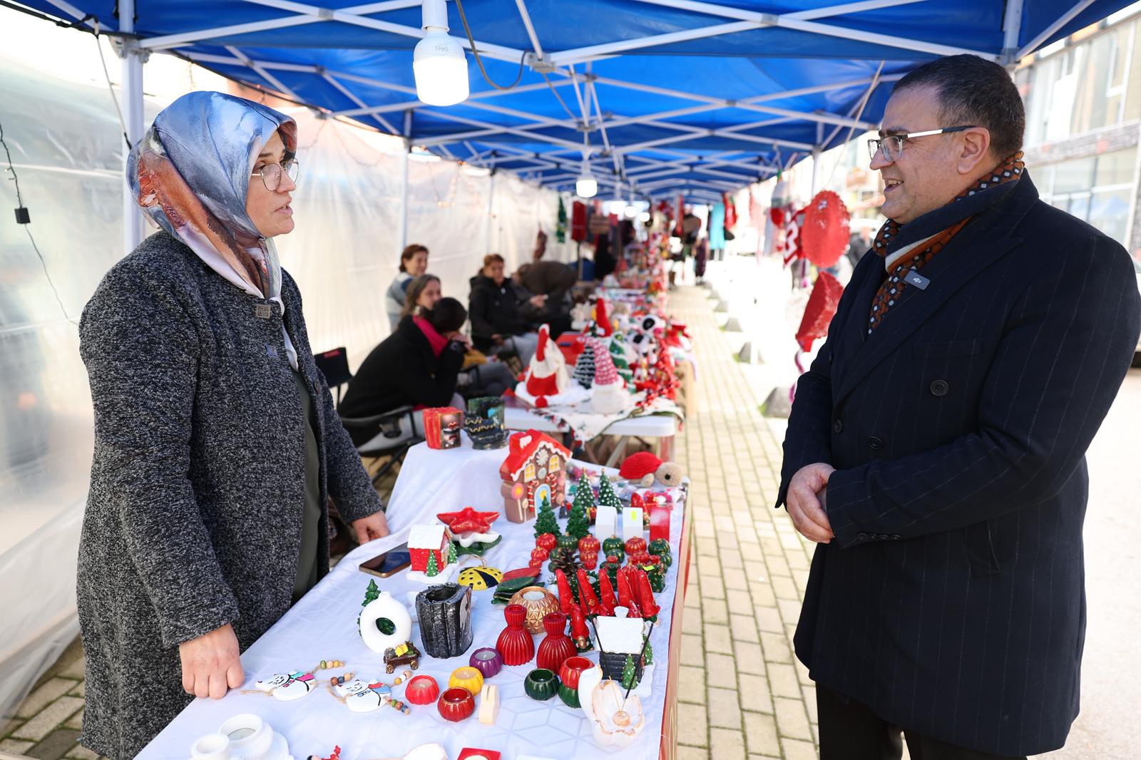 Derince’de El Emeği Ürünler Yeni Yıla Değer Katıyor
