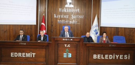 Edremit Belediye Meclisi’nde yılın ilk toplantısı yapıldı