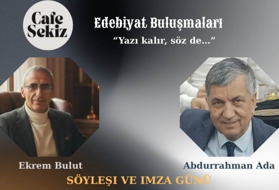 DİGOR’LU YAZAR. ABDURRAHMAN ADA VE: EKREM BULUT KİTAPLARINI İMZALADILAR.