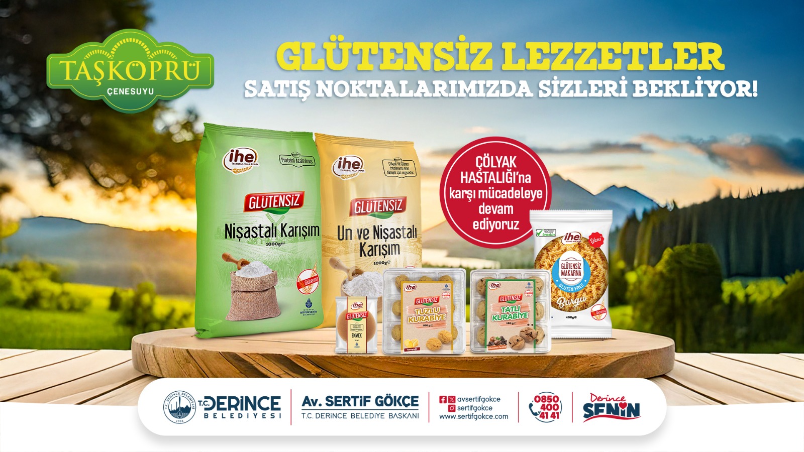 Derince’de Glütensiz Yaşama Büyük Kolaylık