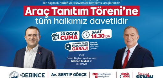 BAŞKAN GÖKÇE ARAÇ TANITIMI YAPACAK