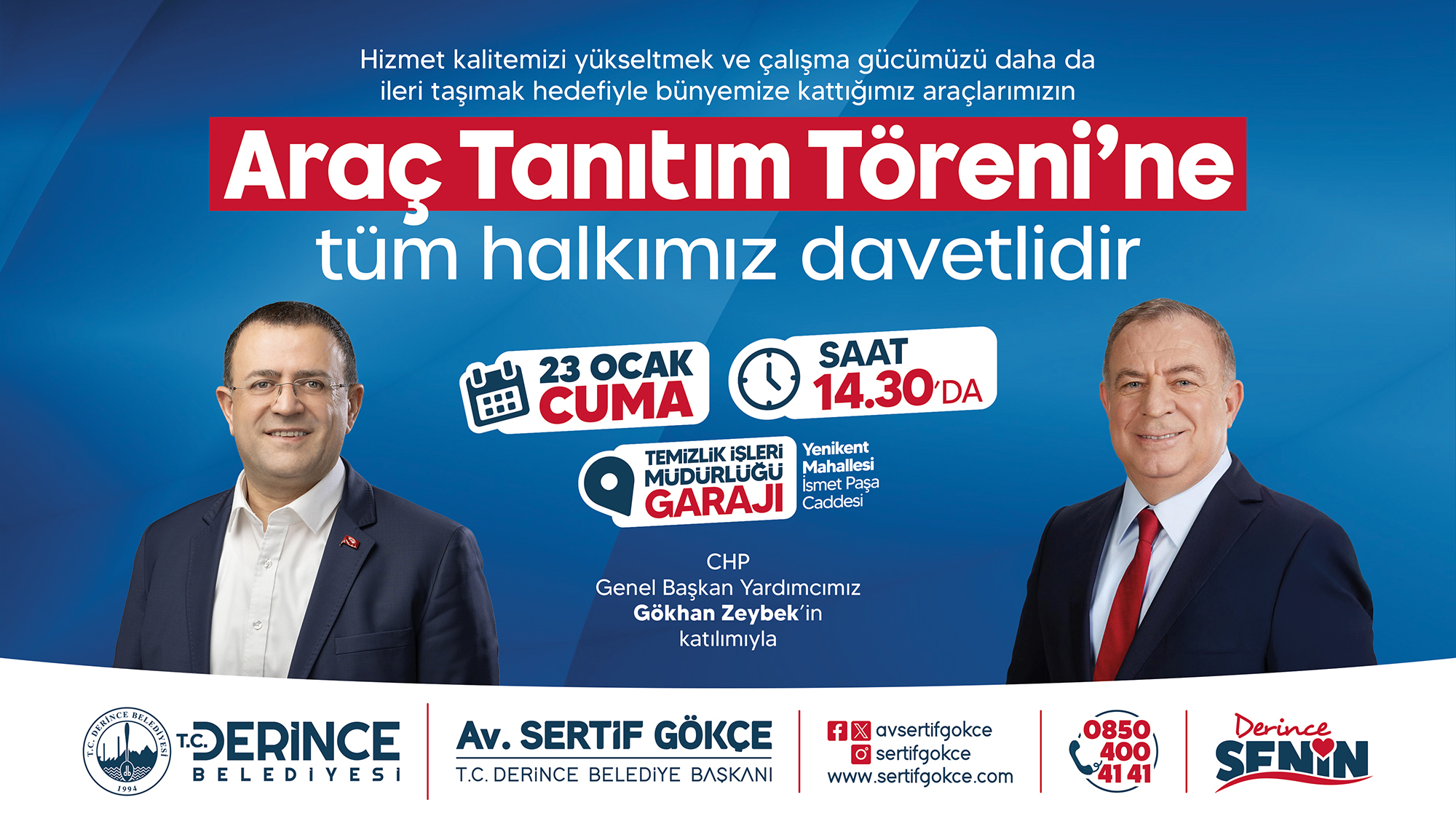 BAŞKAN GÖKÇE ARAÇ TANITIMI YAPACAK