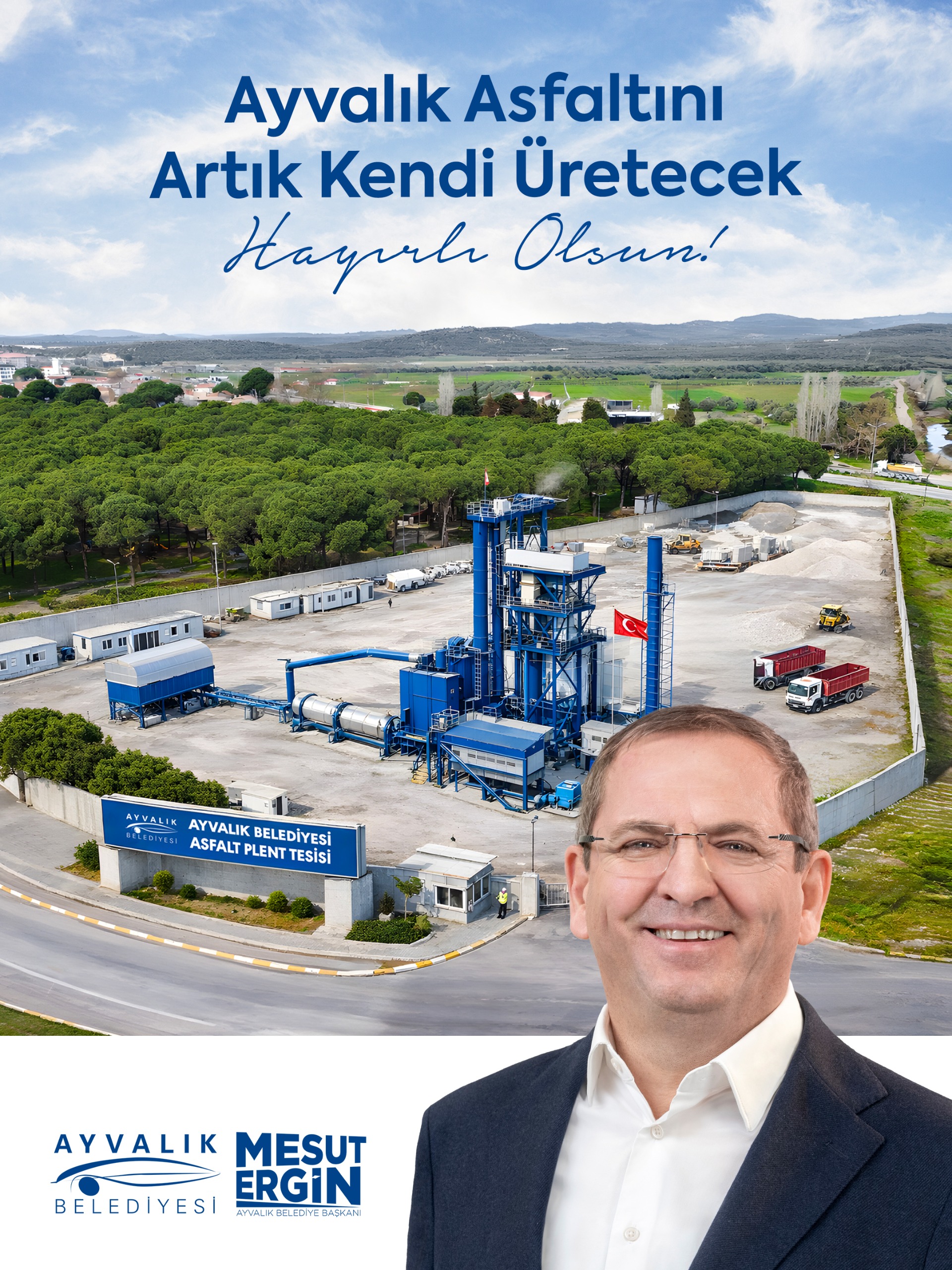 Ayvalık Asfaltını Artık Kendi Üretecek: Ayvalık Belediyesi’nden Dev Yatırım