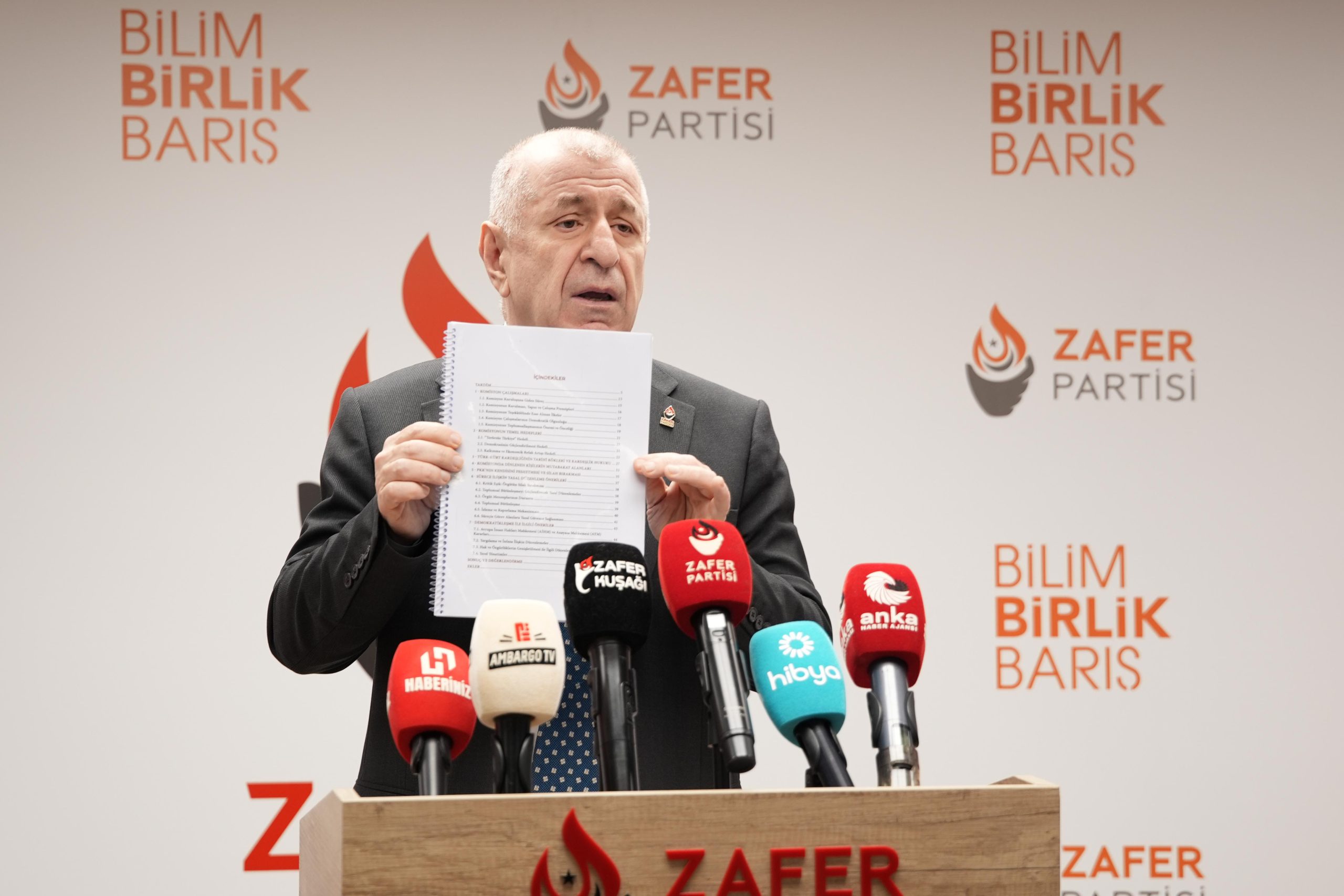 ÖZDAĞ: “BU RAPOR TÜRKİYE CUMHURİYETİ DEVLETİ’NİN ÇIKARMIŞ OLDUĞU İLK MİLLİ ÜNİTER LAİK DEVLETİ ORTADAN KALDIRMA İLE İLGİLİ RESMİ RAPOR”