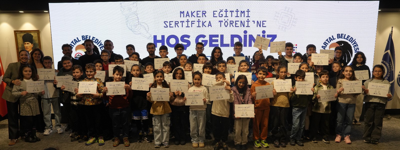 Makina Hangar’da Maker Eğitimi Gururu: Genç Yetenekler Sertifikalarına Kavuştu