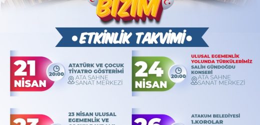Atakum Belediyesinden özel 23 Nisan programı