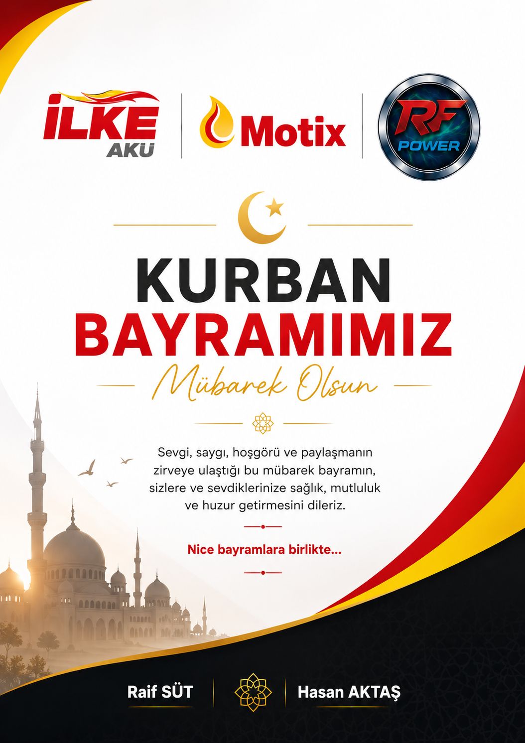İLKE ENERJİ’DEN KURBAN BAYRAMI TEBRİK MESAJI