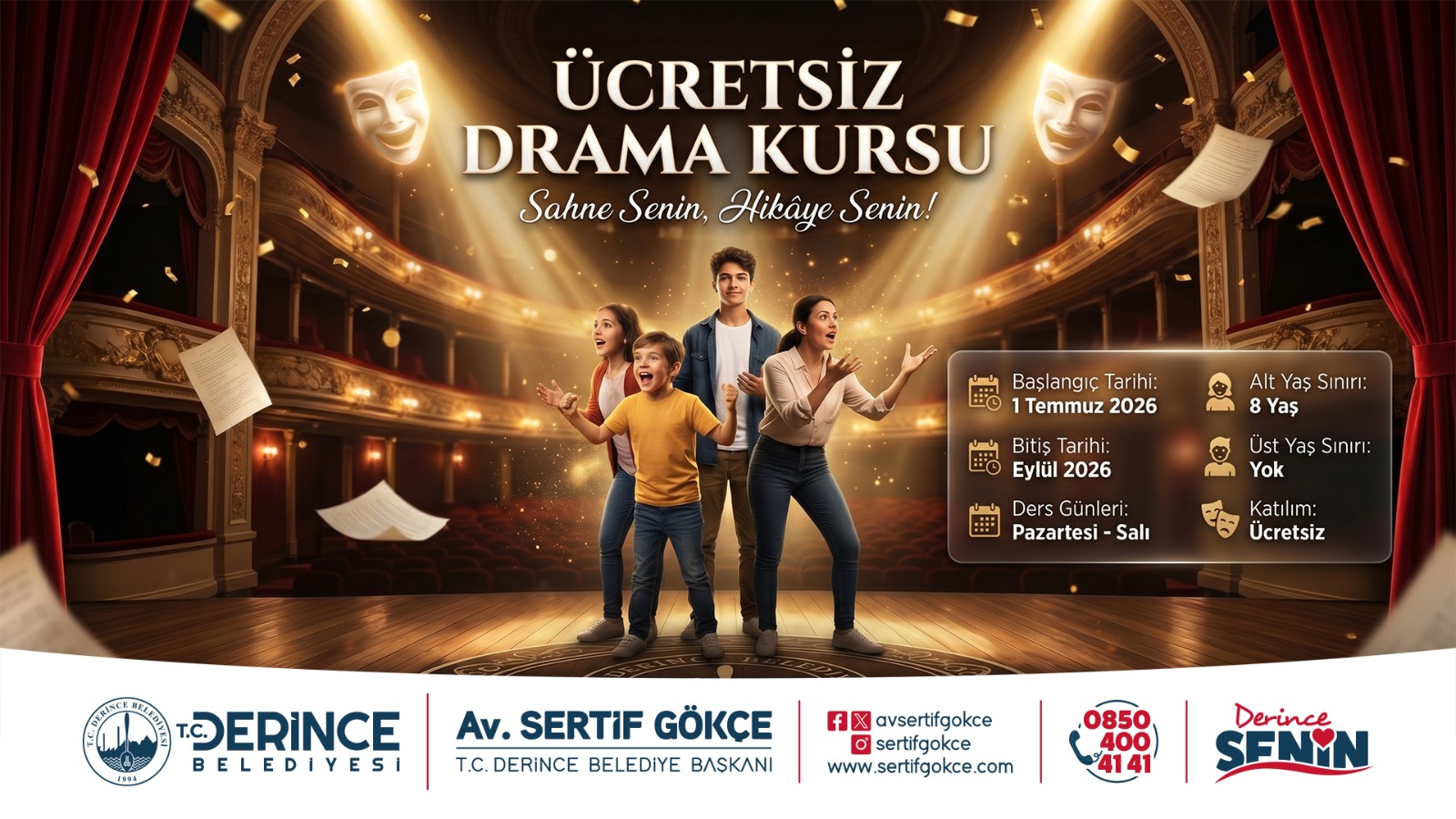 Derince’de Sahne Senin, Hikâye Senin