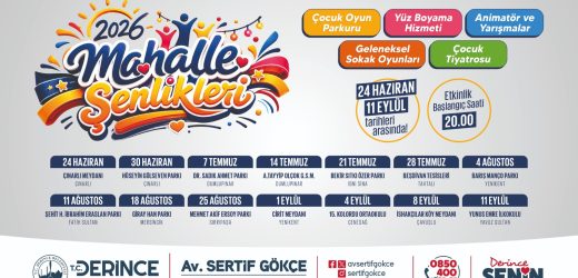 Derince’de Mahalle Şenlikleri Başlıyor