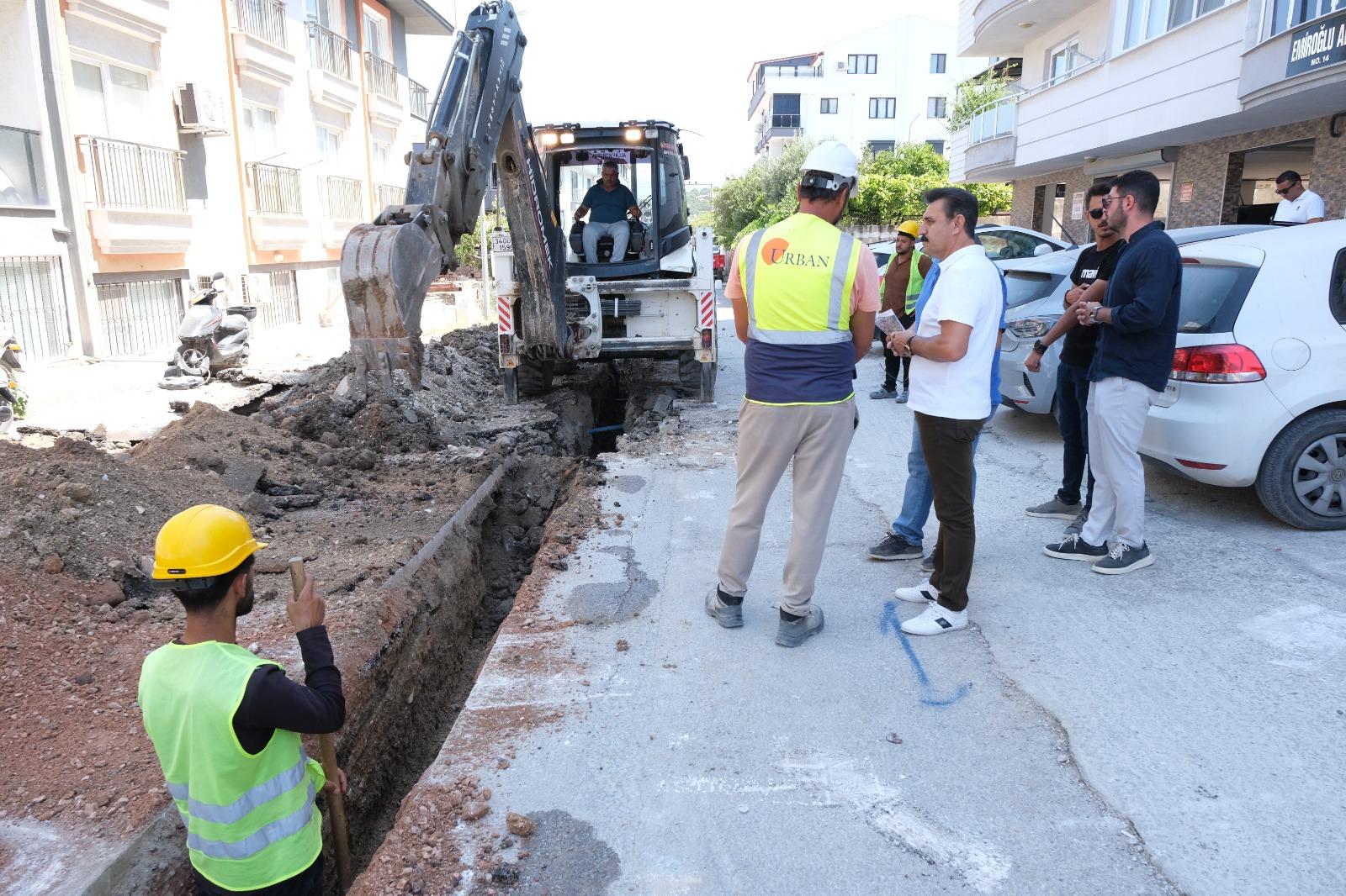 Dikili’de Doğal Gaz Ağı Genişliyor: 5. Etap Çalışmaları Hız Kesmeden Başladı
