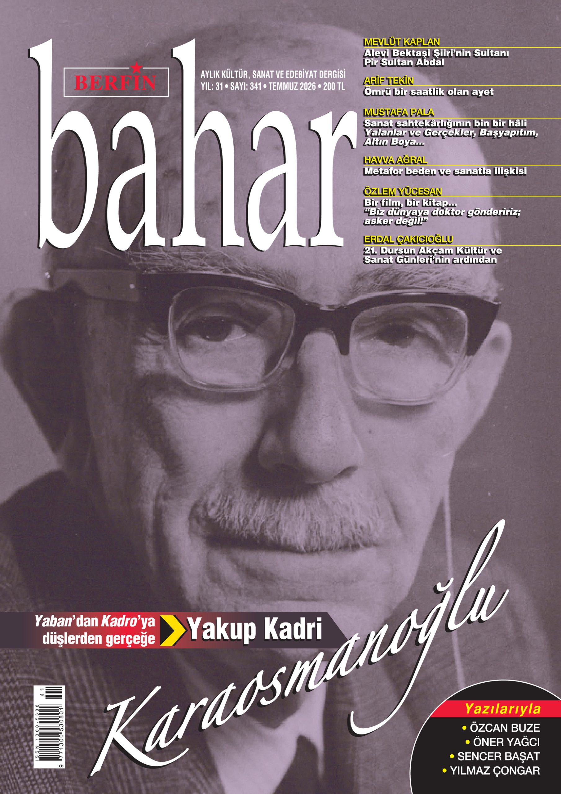 Berfin Bahar Dergisi Temmuz Sayısı Çıktı