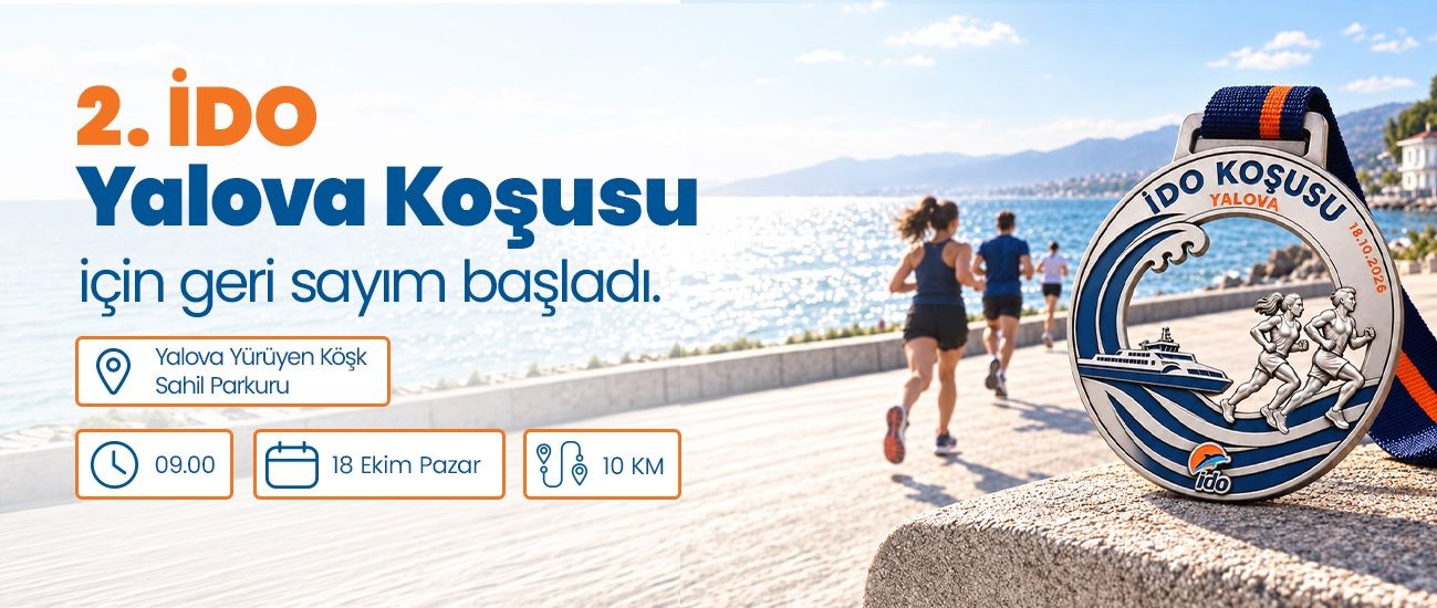 İDO’NUN ANA SPONSORLUĞUNDA YALOVA’DA KOŞU HEYECANI