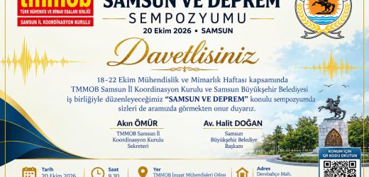 “SAMSUN VE DEPREM” Sempozyumu.