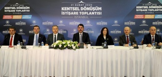 BAKAN KURUM: “KENTSEL DÖNÜŞÜM KONUSUNDA SİYASET ÜSTÜ BİR BAKIŞ AÇISIYLA HAREKET EDECEĞİZ”