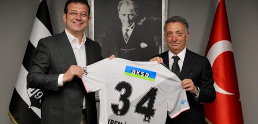 İMAMOĞLU’NDAN BEŞİKTAŞ’A “ŞAMPİYONLUK” ZİYARETİ