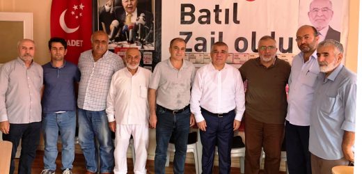 Ramis Topal’dan Merzifon Saadet Partisine Ziyaret