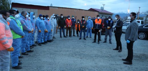 Iğdır’da Temizlik Çalışanlarına Teşekkür