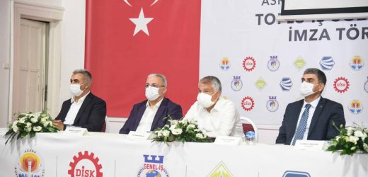 DİSK Genel İş ile Büyükşehir arasında toplu sözleşme imzalandı   Başkan Zeydan Karalar, “Emekten geldik, yüzümüz emeğe dönük.”