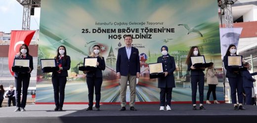 7 BİN 500 BAŞVURU ARASINDAN SEÇİLEN 88 KADIN MAKİNİSTE BRÖVELERİNİ VERDİ