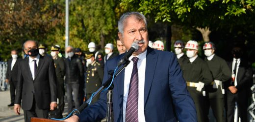 5 Ocak Kurtuluş Bayramı nedeniyle Atatürk Parkı’nda tören düzenlendi