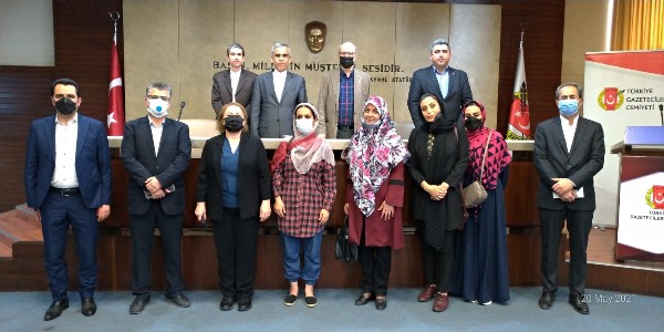 İranlı gazetecilerden Türkiye Gazeteciler Cemiyetine süperiz ziyaret