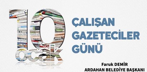 BAŞKAN DEMİR’DEN 10 OCAK ÇALIŞAN GAZETECİLER GÜNÜ MESAJI
