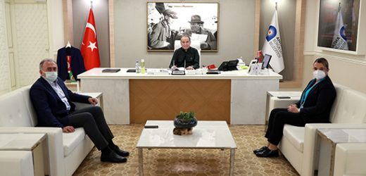 BAŞKAN MUHİTTİN BÖCEK GÖREV BAŞINDA