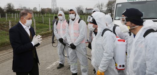 Atakum Belediyesi Hijyen Timi 2020’de virüsle mücadele etti