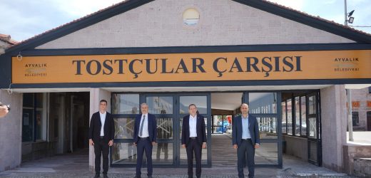 AYVALIK TOSTÇULAR ÇARŞISI YENİ YÜZÜYLE AÇILIŞA HAZIR