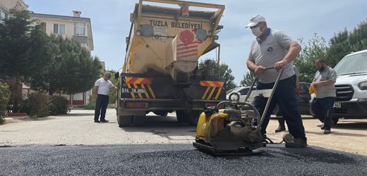 Tuzla Belediyesi Alt Yapı Ve Asfalt Çalışmalarına Hız Verdi