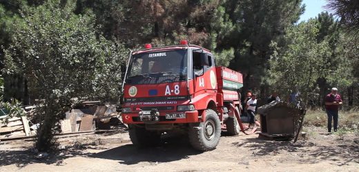 Aydos’ta Yangın Paniği