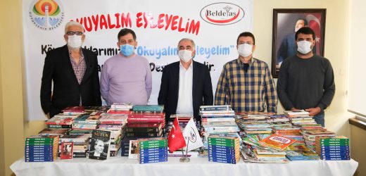 Büyükşehir’den köy okullarına kitap desteği…