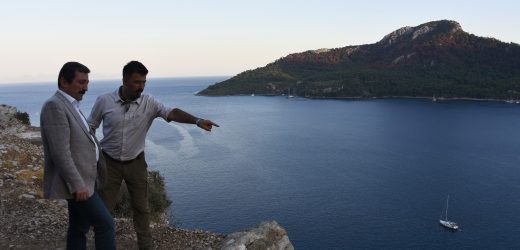 Vali Orhan Tavlı, Amos Antik Kentinde İncelemelerde Bulundu