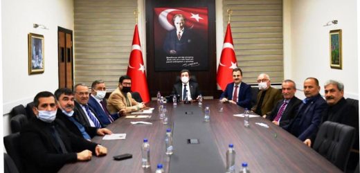 Vali Tavlı Ziraat Odası Başkanları İle Bir Araya Geldi