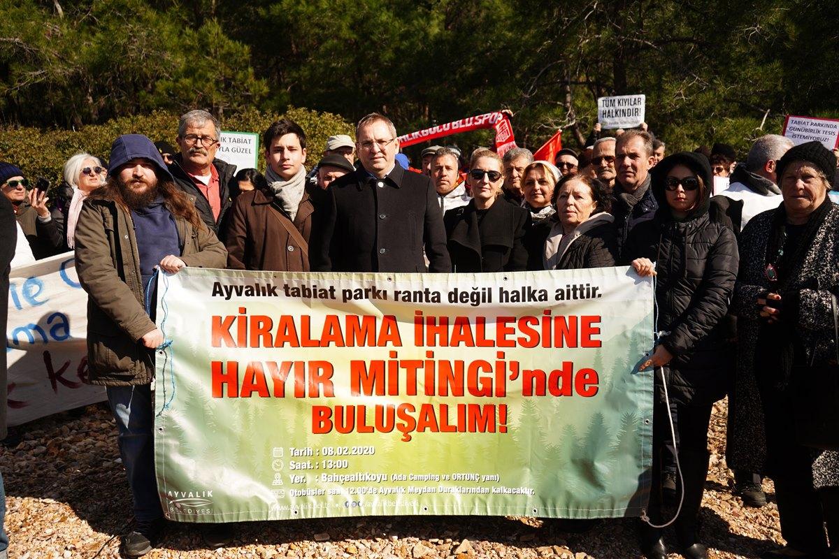 Ayvalık Tabiat Parkında buluştu: Koylar halkındır!