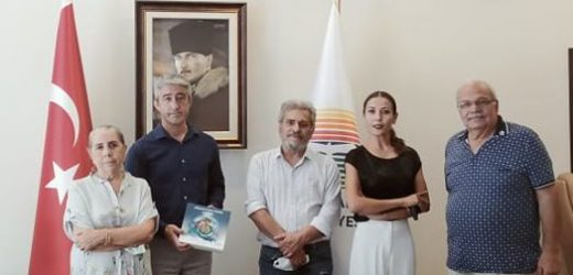 Yangına Anı Heykeli Projesi Başkan Mehmet Oktay’a Sunuldu