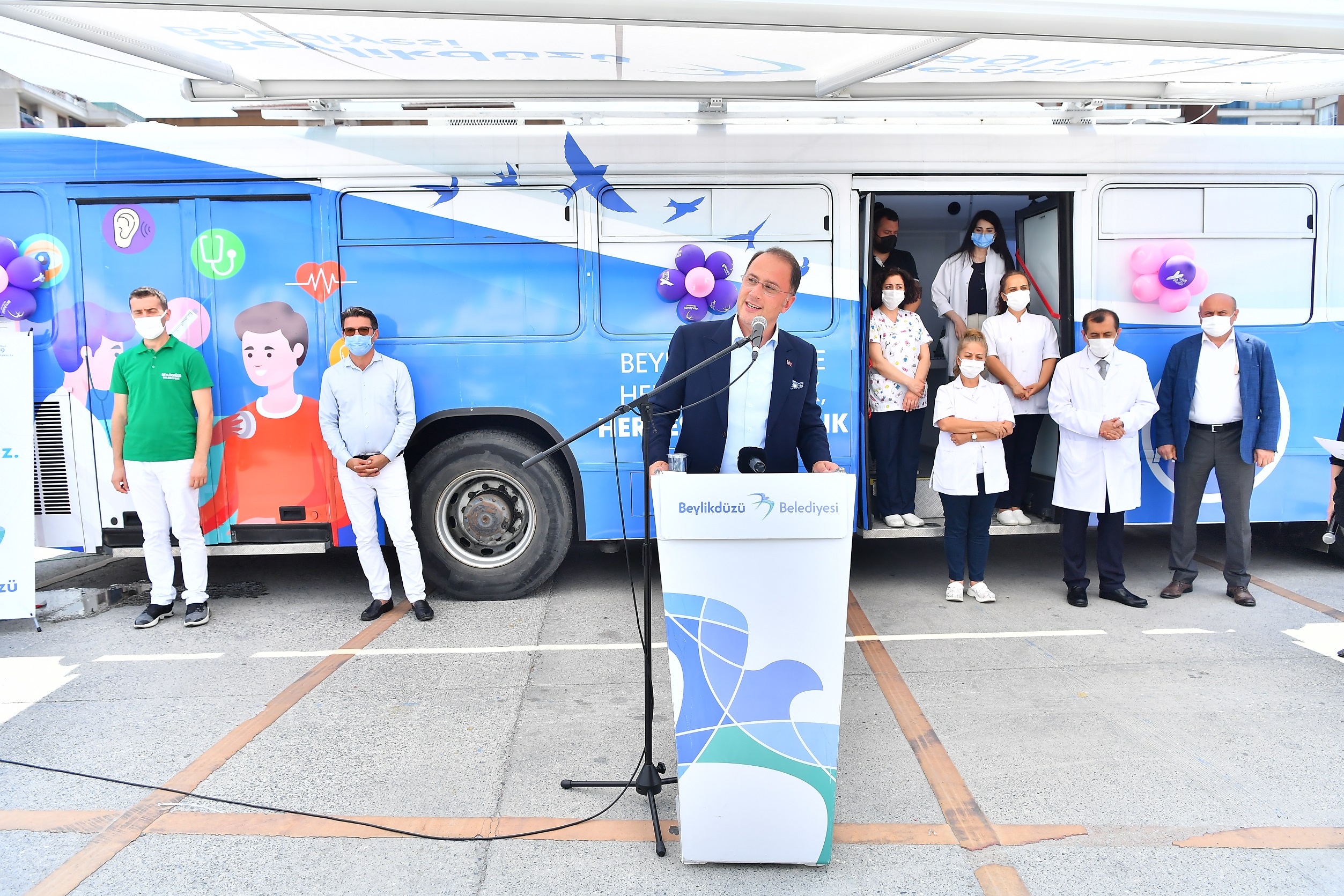 MOBİL SAĞLIK ARACI HİZMET İÇİN YOLA ÇIKTI