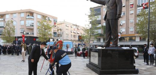 Buca’da Ata’ya saygı günü  Dokuzu beş geçe Buca’da hayat durdu