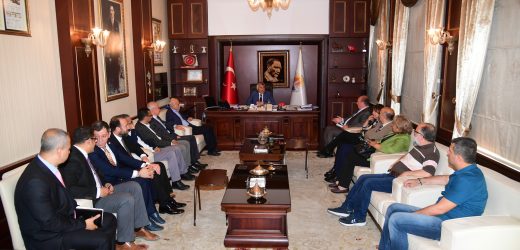 ÇGC ve TSYD Adana Şubesi’den Başkan Zeydan Karalar’a ziyaret