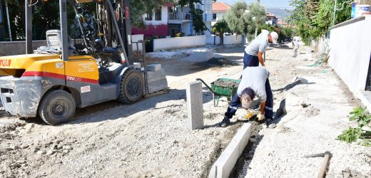 Yatağan Belediyesi, yol çalışmalarına devam ediyor