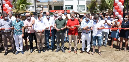 AKÇAY PLAJI YENİDEN HALKIN  OLDU