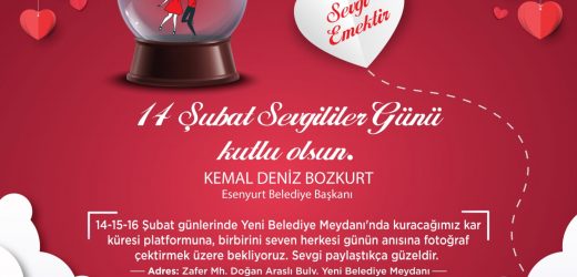 Esenyurt Belediyesi’nden Aşıklara 14 Şubat Etkinliği