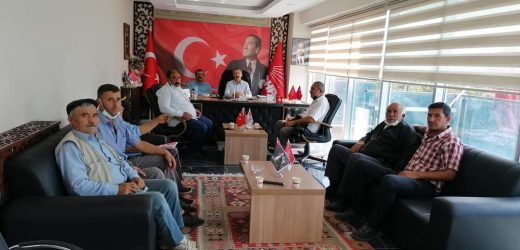 CHP ZİLE İLÇE ÖRGÜTÜNE ZİYARETLER DEVAM EDİYOR