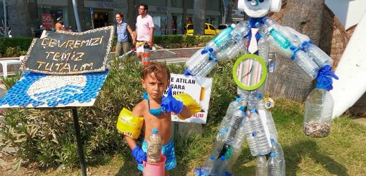 ÇÖP ADAMLARDAN ÇEVRE MESAJI