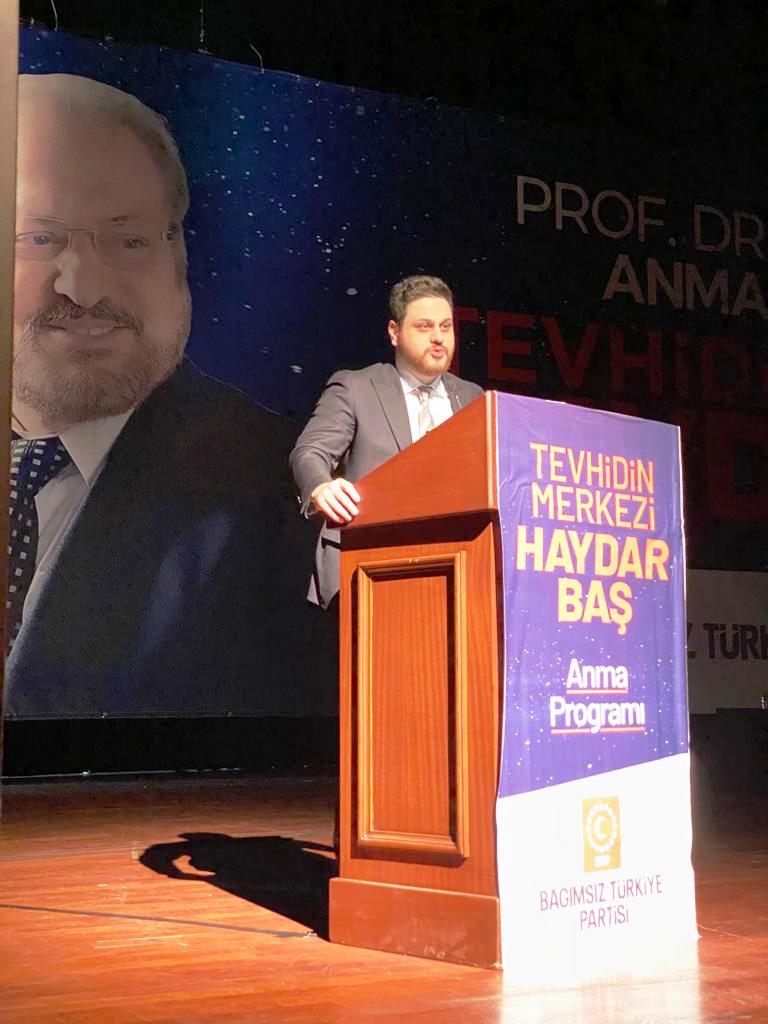 PROF. DR. HAYDAR BAŞ’A HÜZÜNLÜ ANMA…