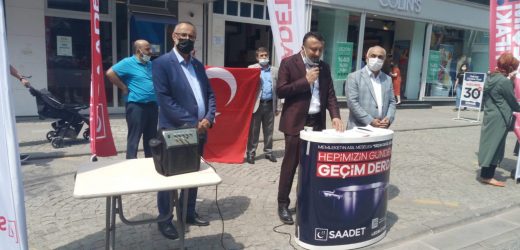 SAADET PARTİSİ İSTANBUL İL BAŞKANLIĞI’NIN “GEÇİM İTTİFAKI” – BASIN AÇIKLAMASI