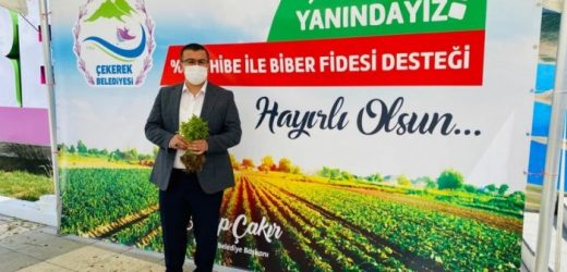 Başkan Çakır: Çiftçilerimize Alım Garantili 1 Milyon Biber Fidesi dağıtımı gerçekleştirdik.